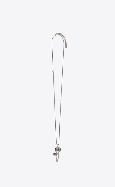 Palm charm pendant in metal